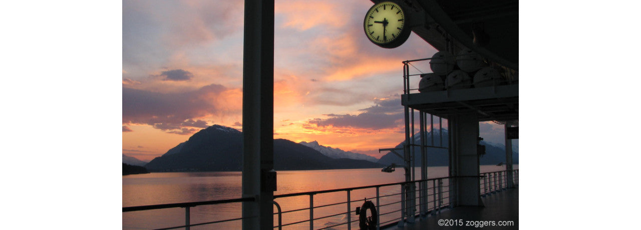 Image of Alaska Shore from Ship Deck